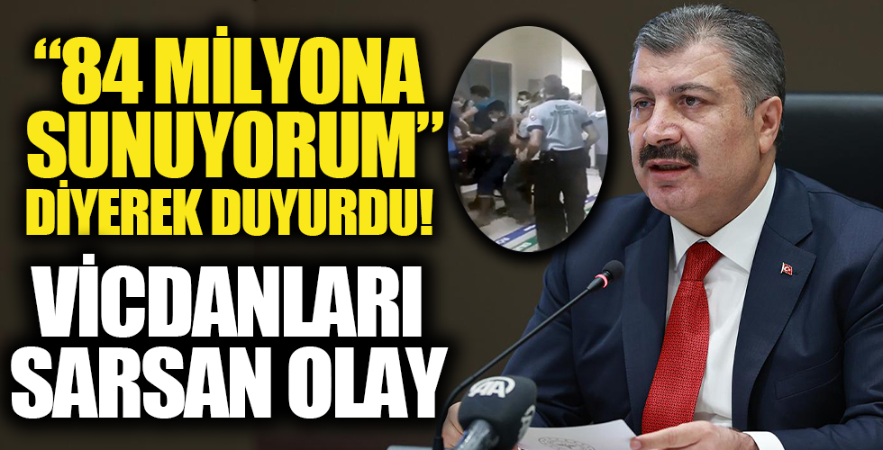 Bakan Fahrettin Koca’dan dikkat çeken paylaşım: ‘84 Milyona sunuyorum’ diyerek duyurdu!