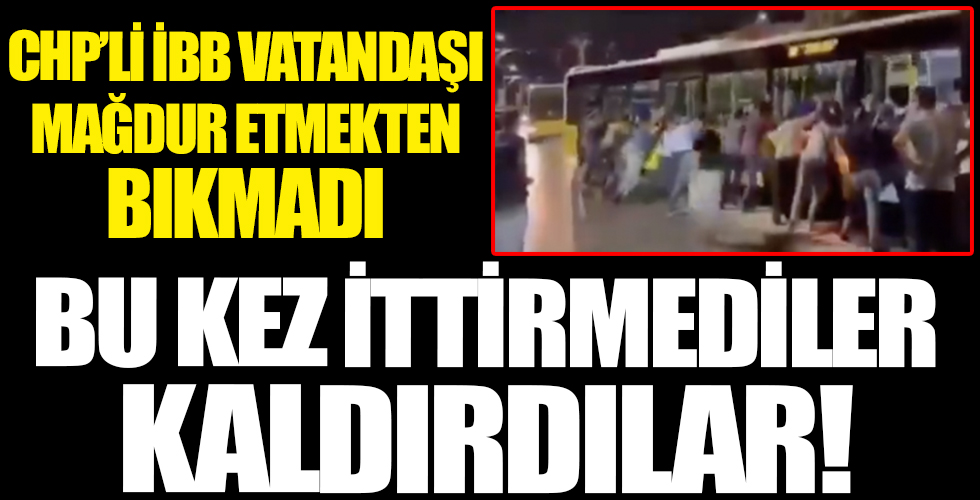 CHP'li İBB'nin çilesi bitmiyor! Bu kez ittirmediler, hoplattılar!