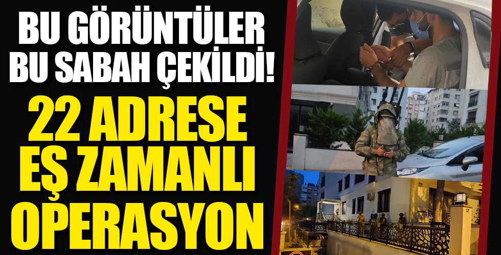 İstanbul'da CAMMER destekli operasyon! 20 şüpheliye gözaltı
