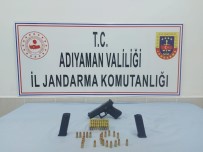 Taslar Arasina Gizlenmis Tabanca Ele Geçirildi