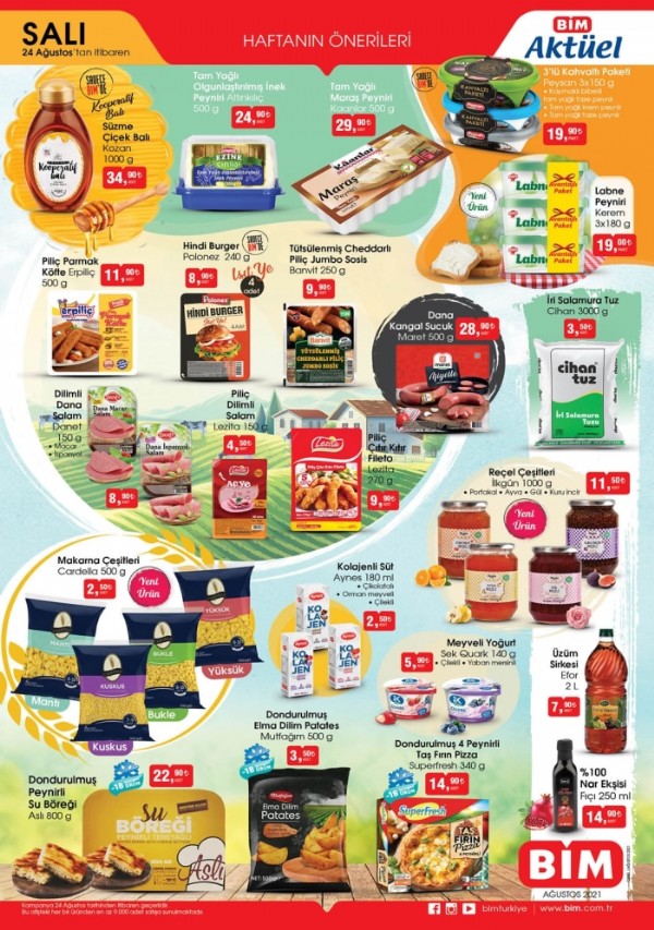 24 Ağustos BİM Kataloğu BİM'e Bu Hafta Neler Gelecek? BİM'de Bu Salı Nelerde İndirim Var? BİM 24 Ağustos kataloğunda ne var? 24 Ağustos BİM Aktüel