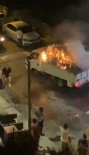 (Özel) Istanbul'da Korku Dolu Anlar Açiklamasi Yanan Araci Binip Uzaklastirmaya Çalisti, Digerleri Okeye Devam Etti
