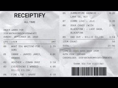 Receiptify Nedir? Receiptfy Nasıl Kullanılır? Receiptify Ücretli mi?