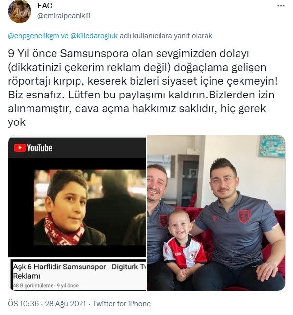 CHP Gençlik Kolları'nın çalıntı reklam filminde yer alan vatandaşlardan sert tepki: Bizleri alet etmeyin