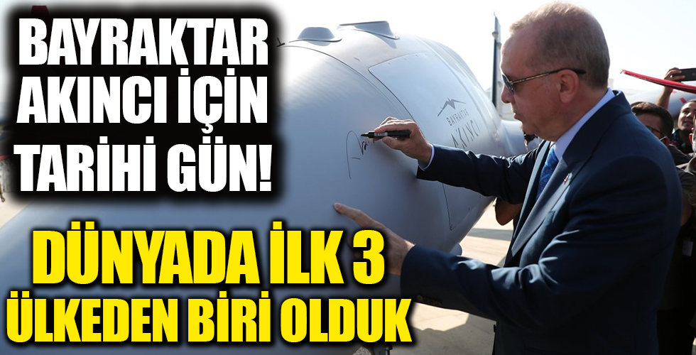 Başkan Erdoğan'dan  Baykar Akıncı TİHA Teslimat ve Kurs Bitirme Töreni'nde önemli açıklamalar!