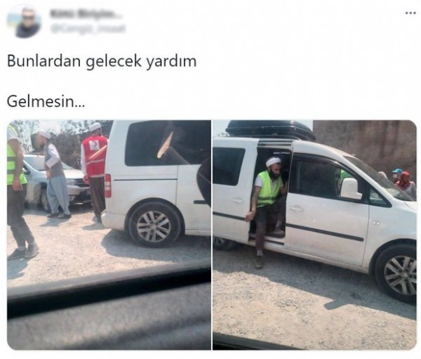 Afet günlerinde bile İslam düşmanlığına devam ediyorlar! Gönüllüleri hedef aldılar...