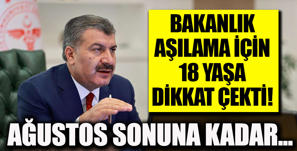 Sağlık Bakanlığı'ndan Ağustos sonu görüşü