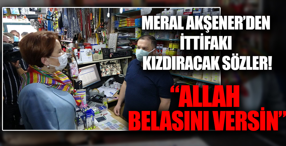 Vatandaştan Meral Akşener'e sert tepki!