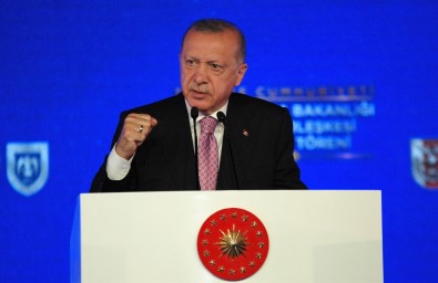 Cumhurbaskani Erdogan, Ay Yildiz Yerleskesi'nin Temel Atilma Törenine Katildi