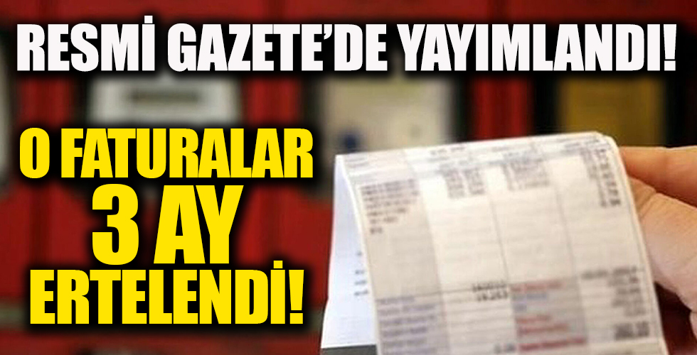 5 ilde elektrik faturaları ertelendi! Başkan Erdoğan imzaladı
