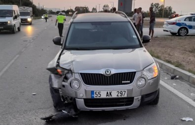 Samsun'da Otomobil Üç Tekerli Motosiklete Çarpti Açiklamasi 1 Ölü