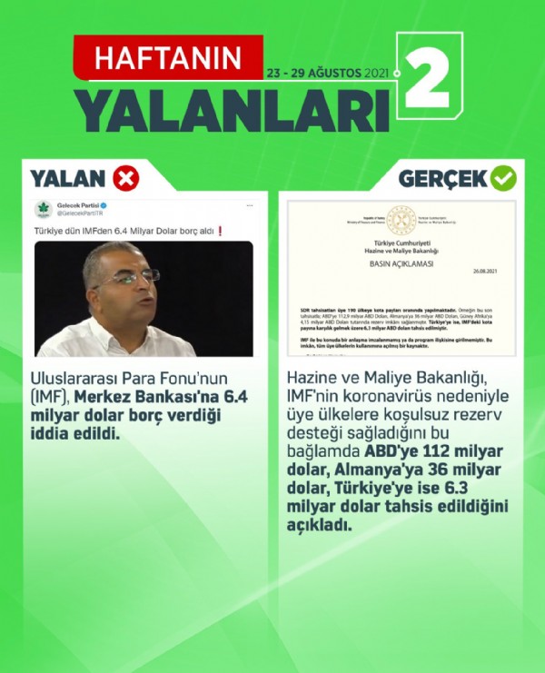 Muhalefetin haftalık yalanları!