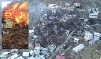 Artvin'deki yangının hasarı gün doğunca ortaya çıktı!