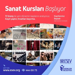 ESEV Sanat Kurslari Basliyor