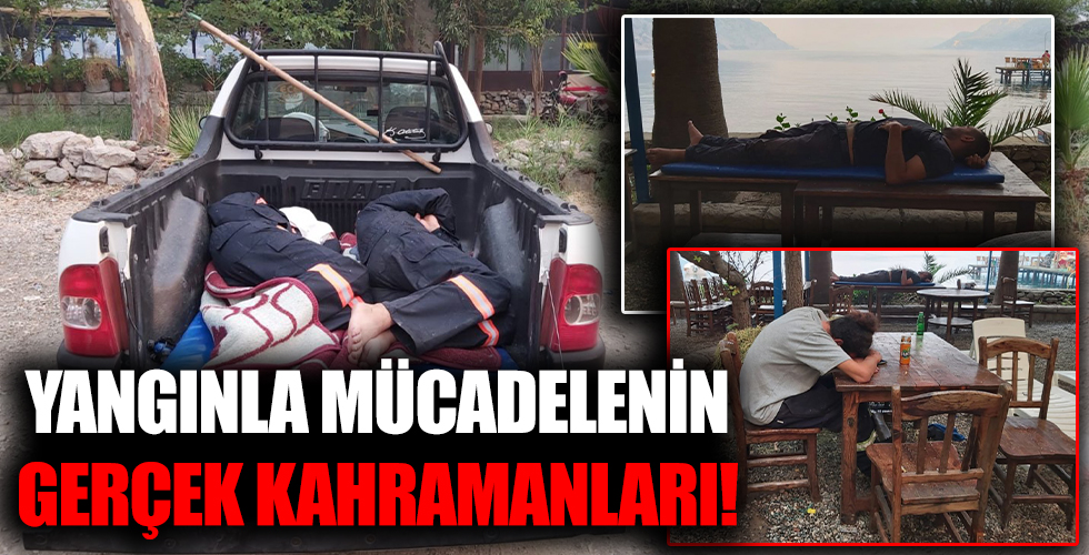 İşte orman yangınlarının gerçek kahramanları! Bu görüntüler unutulmayacak...