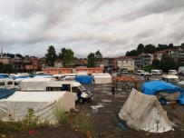 Zonguldak'ta Mevsimlik Tarim Isçilerinin Çadirlari Sular Altinda Kaldi