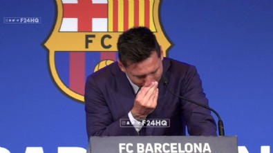 Barcelona'dan ayrılan Lionel Messi ilk kez basının karşısında!