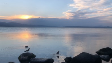 Çildir Gölü'nde Gün Batimi Bir Baska Güzel