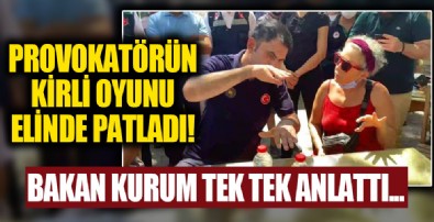 Bakan Kurum'dan yangın bölgesindeki provokatöre ders gibi açıklama! Tek tek anlattı...