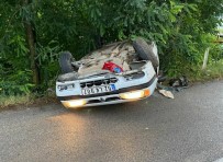 Samsun'da Otomobil Takla Atti Açiklamasi 3 Yarali