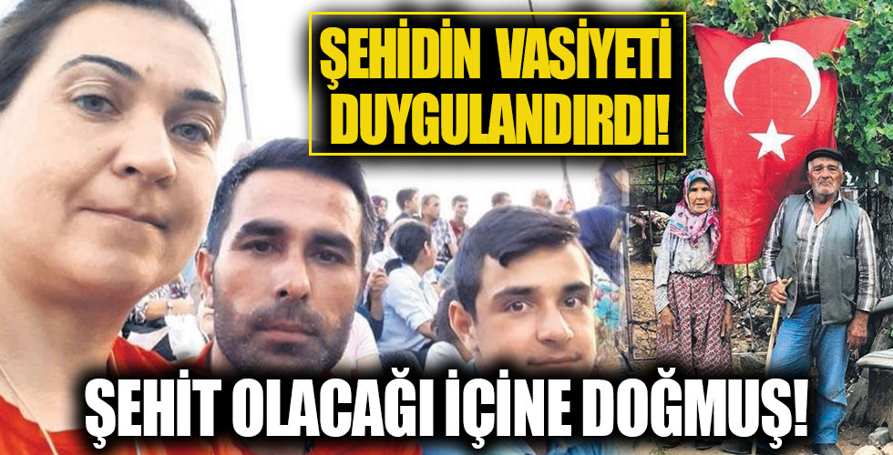 Yangın şehidi Erdal Tokva'nın vasiyeti duygulandırdı!