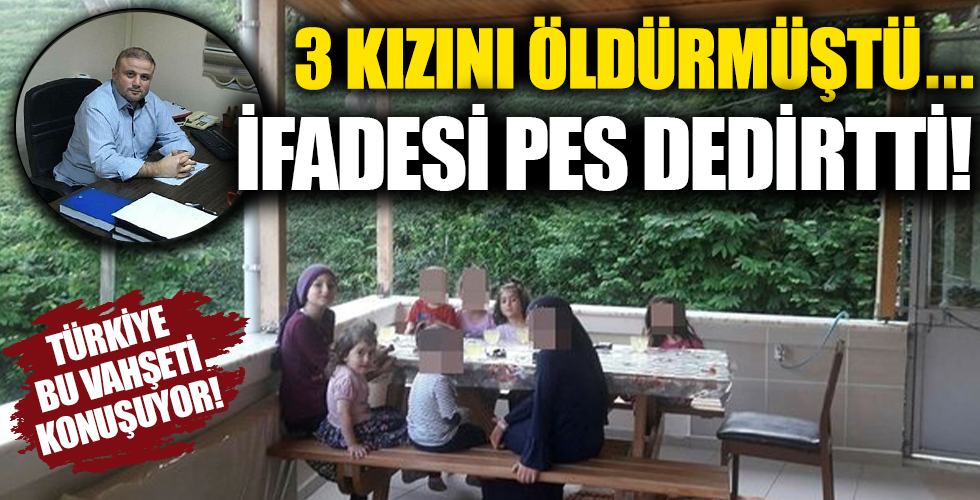 Trabzon Of'ta 3 kızını öldüren imam Emre Göktaş'ın ilk ifadesi ortaya çıktı!