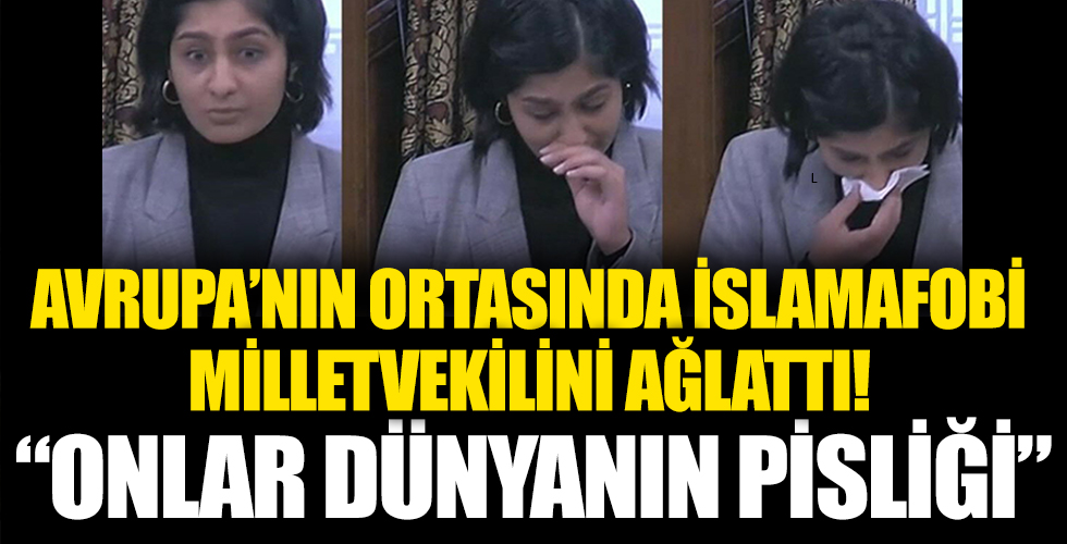 Avrupa'nın Ortasında İslamafobi Milletvekilini Ağlattı! 'Onlar Dünyanın Pisliği'