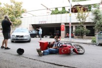 Baskent'te Motosikletli Kurye Kazasi Açiklamasi 1 Yarali