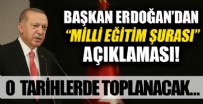 Başkan Recep Tayyip Erdoğan 'Milli Eğitim Şûrası' açıklaması