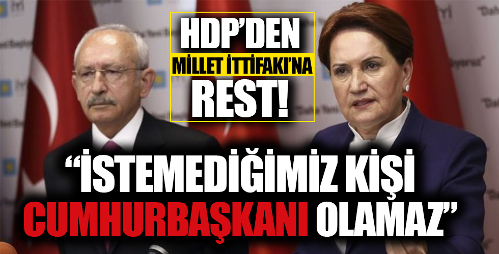 HDP'li Ferhat Encü'den Millet İttifak'ına rest: İstemediğimiz kişi Cumhurbaşkanı olamaz