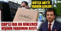 İBB on binlerce kişinin sosyal yardımını kesti