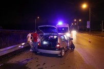 Kaza Yapan Alkollü Sürücü Hincini Gazetecilerden Çikarmak Istedi