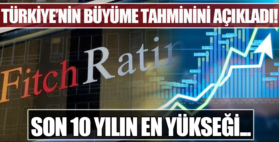 Fitch, Türkiye'nin 2021 yılı büyüme tahminini yüzde 9,2'ye yükseltti
