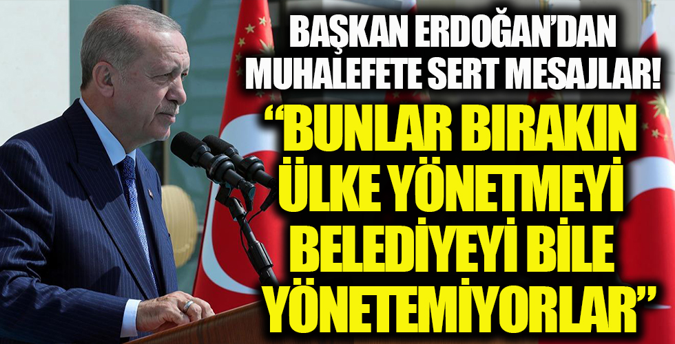 Başkan Erdoğan'dan önemli açıklamalar!