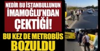 15 Temmuz Şehitler Köprüsü'nde metrobüs arızası