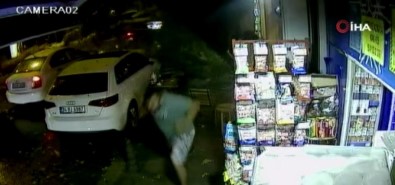 Beykoz'da Devrilen Agaçtan Kil Payi Kurtuldular, O Anlar Kameraya Yansidi