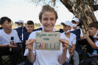 Çocuklar, Hazirladiklari Projeleri Baskan Erdem'e Sundu