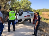 Fethiye'de Devrilen Otomobilin Sürücüsü Hayatini Kaybetti