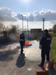 KYK Personeline Yangin Tatbikati