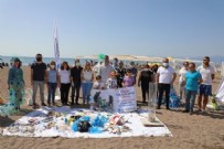 CHP'li Antalya Büyükşehir Belediyesi'nden heykelli kıyı temizliği