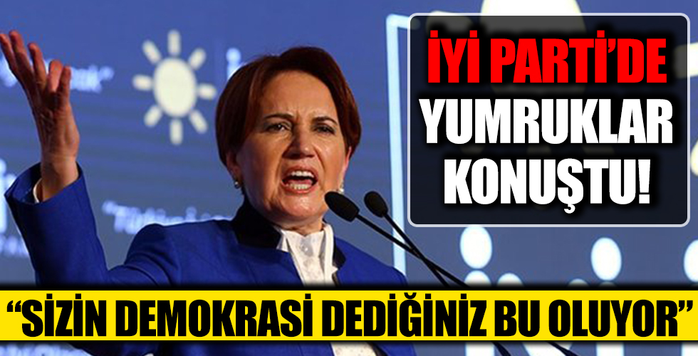 İYİ Parti Antalya İl Başkanlığı'nda yumruklar konuştu!