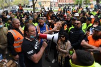 Avustralya'da Insaat Isçilerinin Asi Karsiti Protestosu Nedeniyle Santiyeler Kapatildi