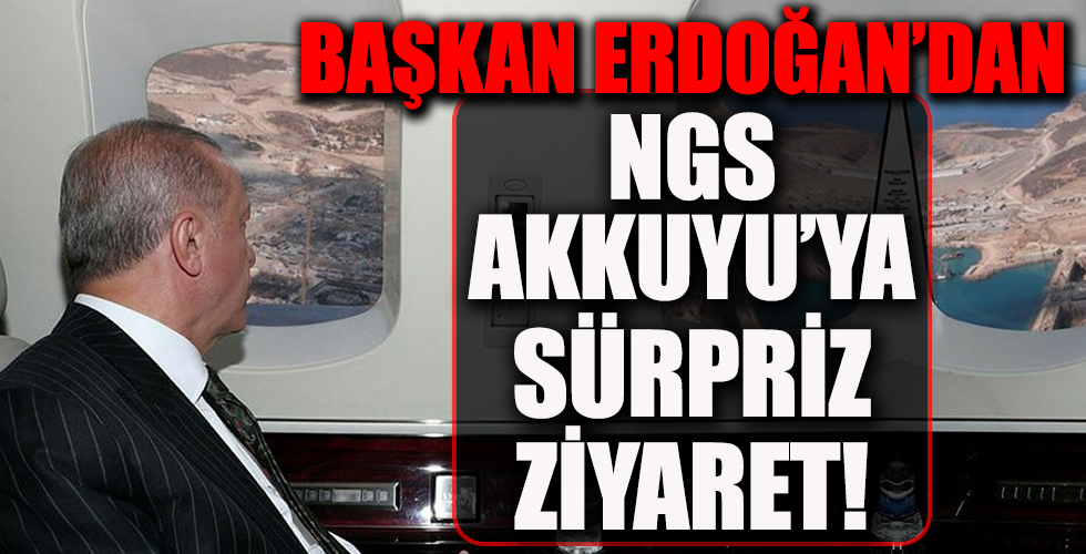 Başkan Erdoğan'dan NGS Akkuyu'ya sürpriz ziyaret! Türkiye'nin ilk nükleer santralinde çalışan Türk mühendislere moral!