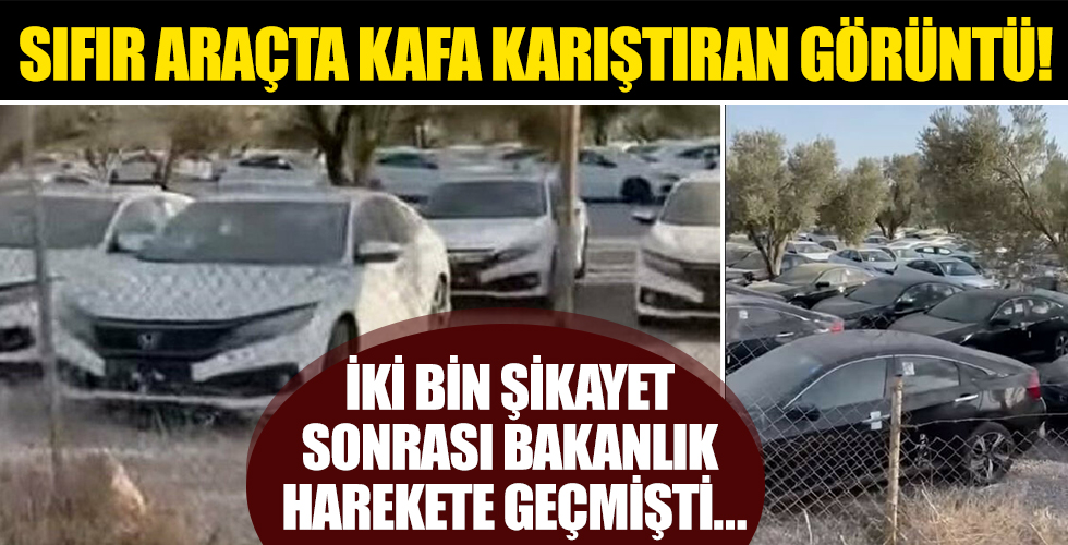 Sıfır Araçta Kafa Karıştıran Görüntü! İki Bin Şikayet Sonrası Bakanlık Harekete Geçmişti...