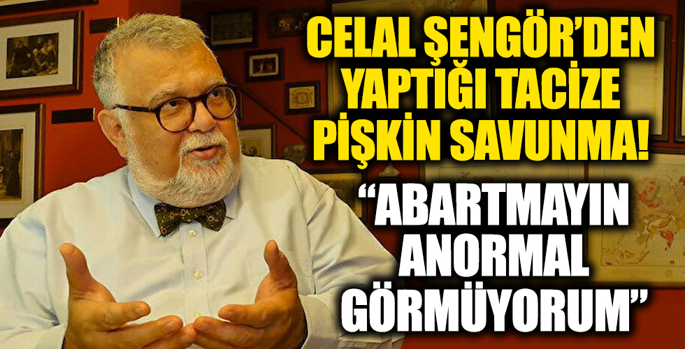 Öğrencisini taciz eden Celal Şengör: Bunda bir anormallik görmüyorum