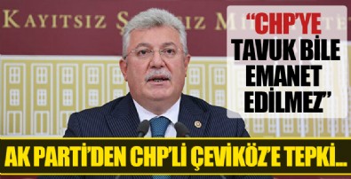 AK Parti Grup Başkanvekili Akbaşoğlu: CHP'ye bırakın devleti tavuk bile emanet edilmez