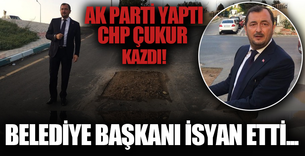 AK Parti yaptı, CHP çukur kazdı! Süleymanpaşa Belediye Başkanı Cüneyt Yüksel isyan etti