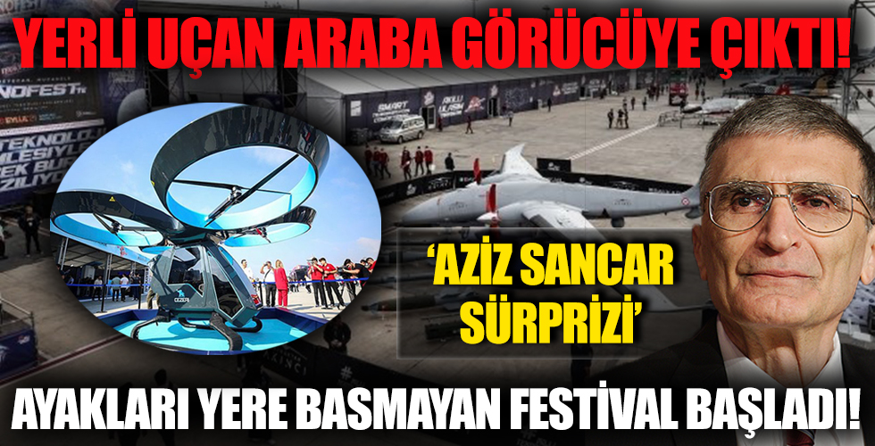 Yerli Uçan Araba Görücüye Çıktı! Ayakları Yere Basmayan Festival Başladı!