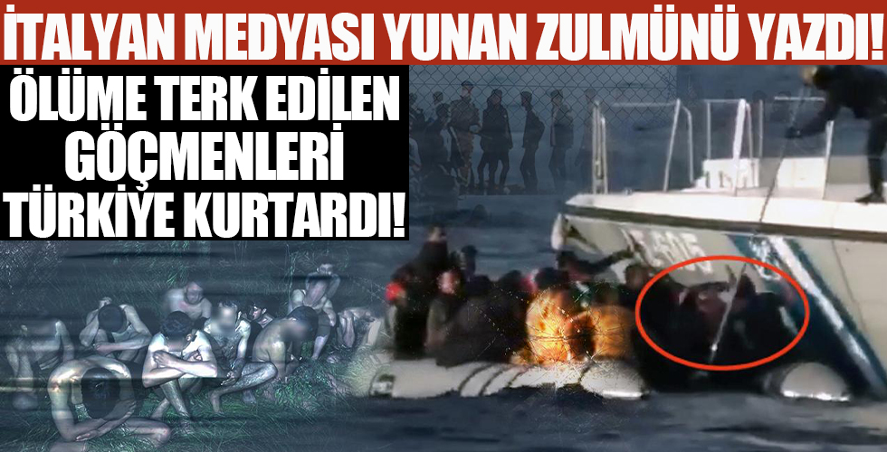 Yunanistan'ın göçmenlere zulmü İtalyan medyasında