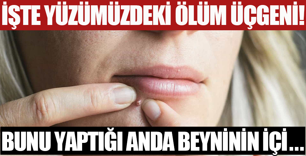 Yüzdeki 'ölüm üçgeni'ne dikkat! Çinli adamın beyni iltihapla doldu